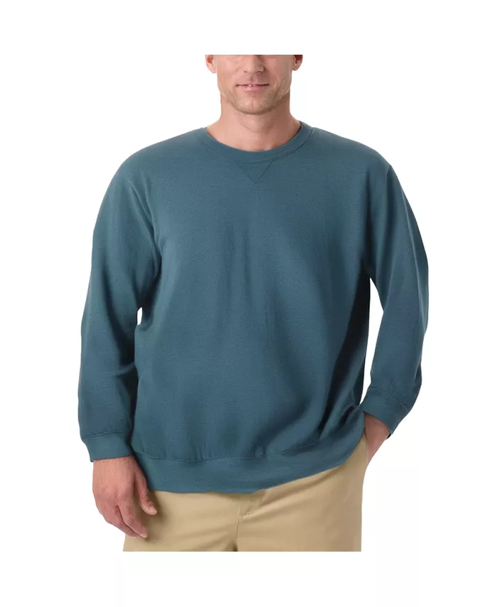 Большая и высокая флисовая толстовка с круглым вырезом Kingsize, синий
Большая и высокая флисовая толстовка с круглым вырезом Kingsize, синий