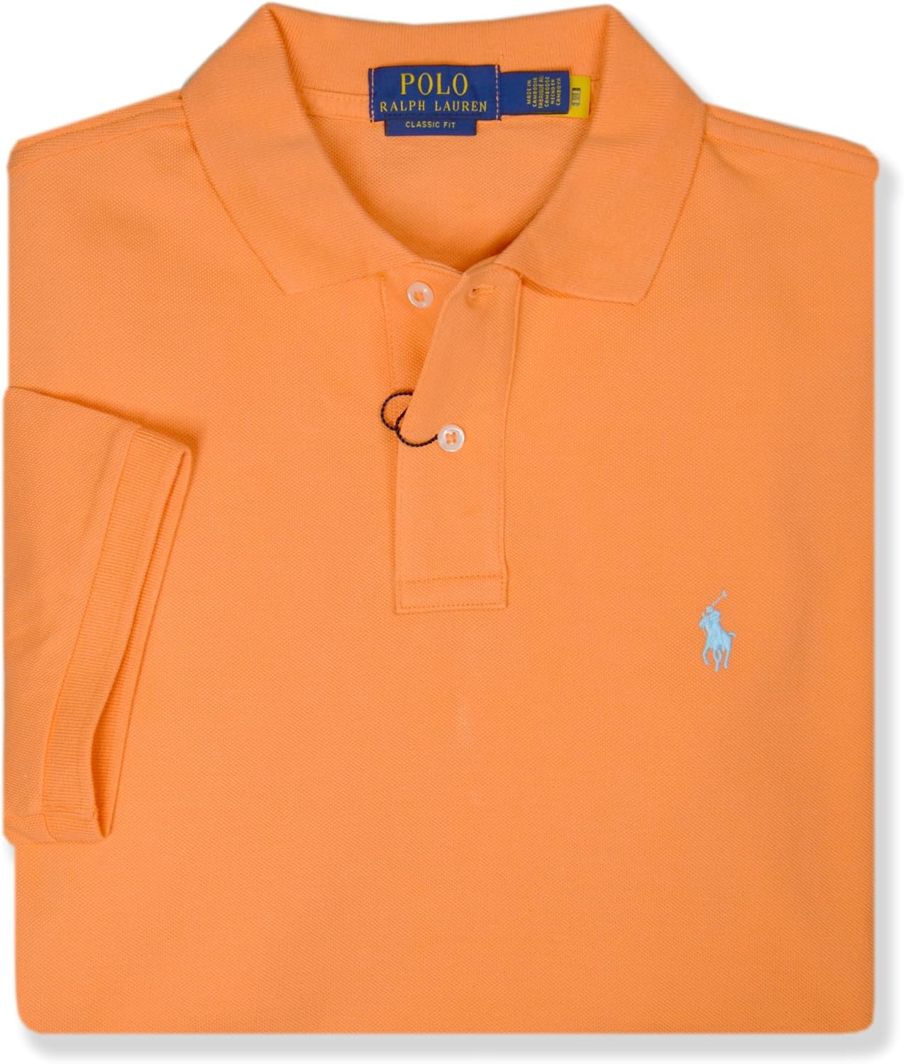 POLO RALPH LAUREN Мужская классическая поло из сетчатого хлопка с двумя пуговицами, Orange
POLO RALPH LAUREN Мужская классическая поло из сетчатого хлопка с двумя пуговицами, Orange