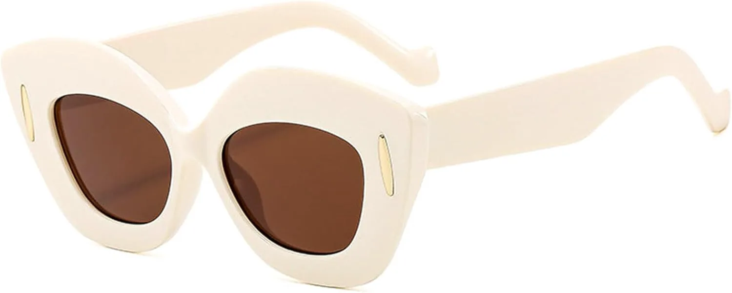 Willochra Толстые модные солнцезащитные очки-бабочки для женщин, очки «кошачий глаз», винтажные солнцезащитные очки с эффектом губ, градиентные очки F27, Brown
Willochra Толстые модные солнцезащитные очки-бабочки для женщин, очки «кошачий глаз», винтажные солнцезащитные очки с эффектом губ, градиентные очки F27, Brown