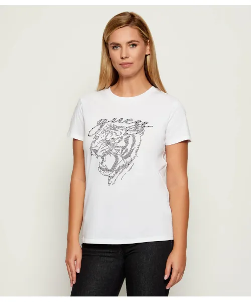 Футболка Regular fit Guess Jeans, белый 
Футболка Regular fit Guess Jeans, белый