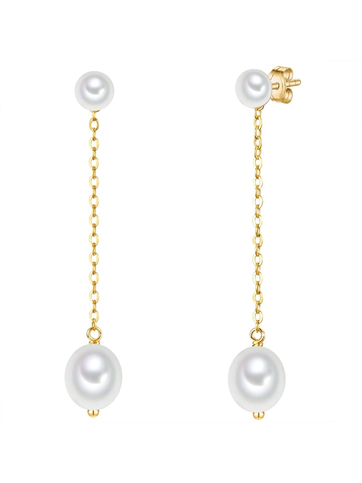 Valero Pearls Серьги-гвоздики с жемчугом, серебро 925 пробы, пресноводный культивированный жемчуг в оправе из желтого золота
Valero Pearls Серьги-гвоздики с жемчугом, серебро 925 пробы, пресноводный культивированный жемчуг в оправе из желтого золота