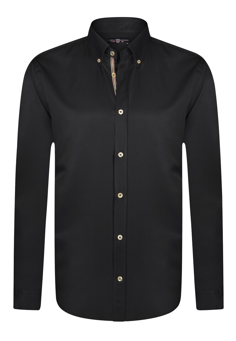 Рубашка Jimmy Sanders Regular fit Button Up, черный
Рубашка Jimmy Sanders Regular fit Button Up, черный