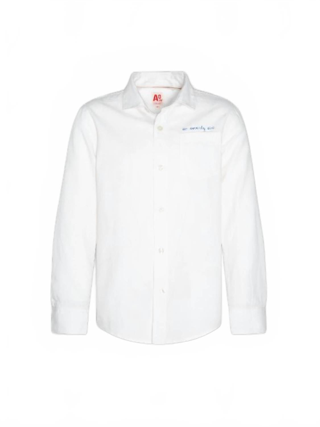 Детская рубашка с карманом в белом цвете AO76
Детская рубашка с карманом в белом цвете AO76