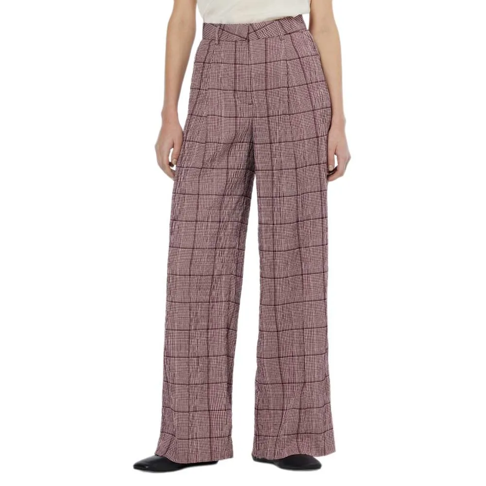 Брюки с высокой талией Scotch & Soda Rose Wide Leg, серый 
Брюки с высокой талией Scotch & Soda Rose Wide Leg, серый