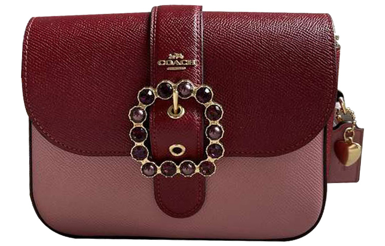 Сумка через плечо Gemma Canvas с кожаной отделкой маленькая квадратная, кросс-боди Coach розово-красная
Сумка через плечо Gemma Canvas с кожаной отделкой маленькая квадратная, кросс-боди Coach розово-красная