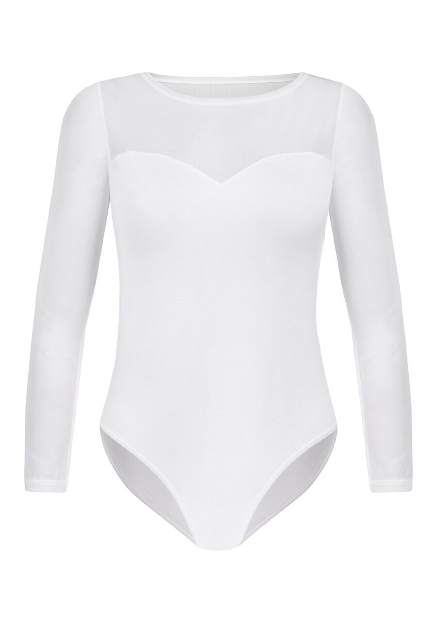 Классический топ TEYLI Shirt Bodysuit, белый
Классический топ TEYLI Shirt Bodysuit, белый