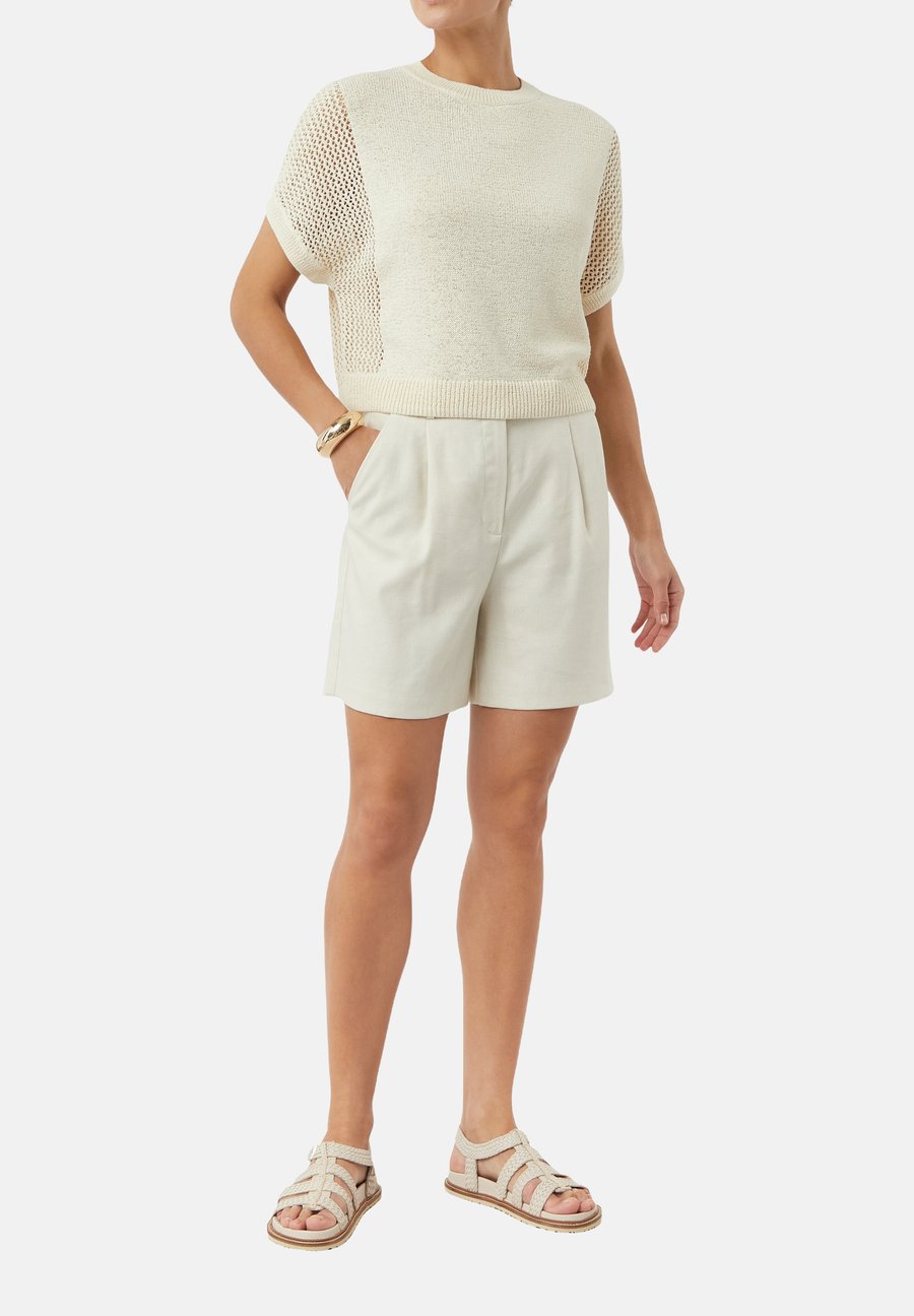 Футболка comma STRICK, Creme/Beige
Футболка comma STRICK, Creme/Beige