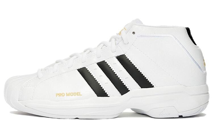 Кроссовки Adidas PRO Model 2G Basketball, белый/черный
Кроссовки Adidas PRO Model 2G Basketball, белый/черный
