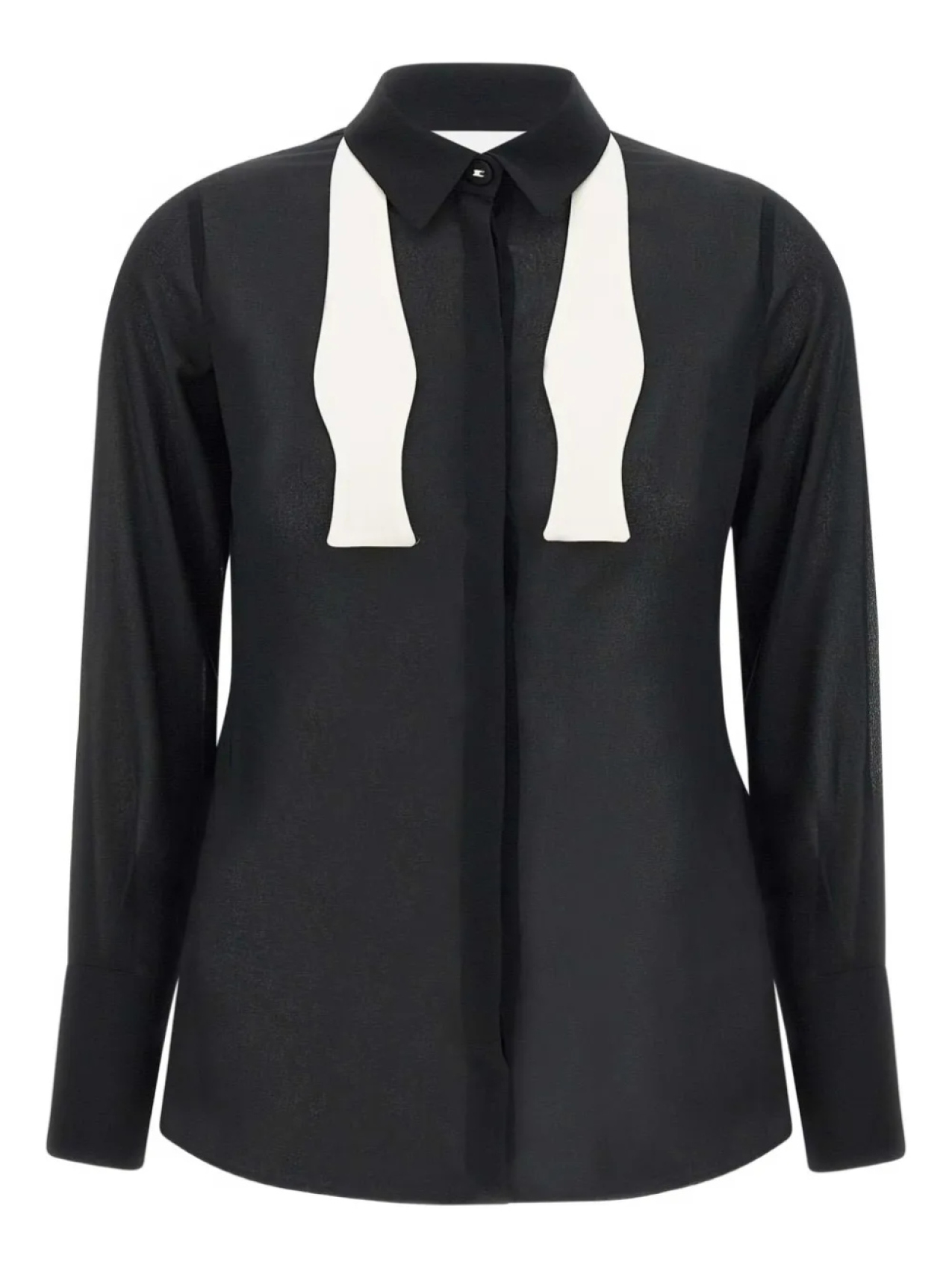 Двухцветная рубашка Elisabetta Franchi, черный
Двухцветная рубашка Elisabetta Franchi, черный
