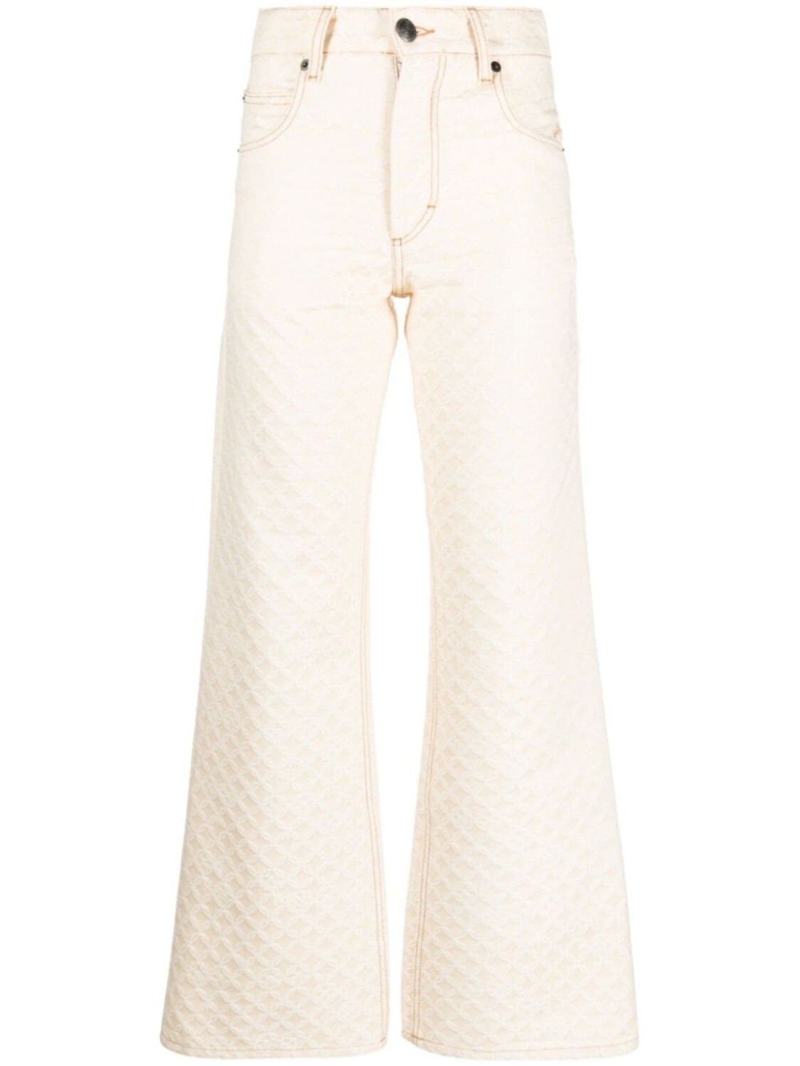 Жаккардовые джинсы Golden широкого кроя Charles Jeffrey Loverboy, бежевый
Жаккардовые джинсы Golden широкого кроя Charles Jeffrey Loverboy, бежевый