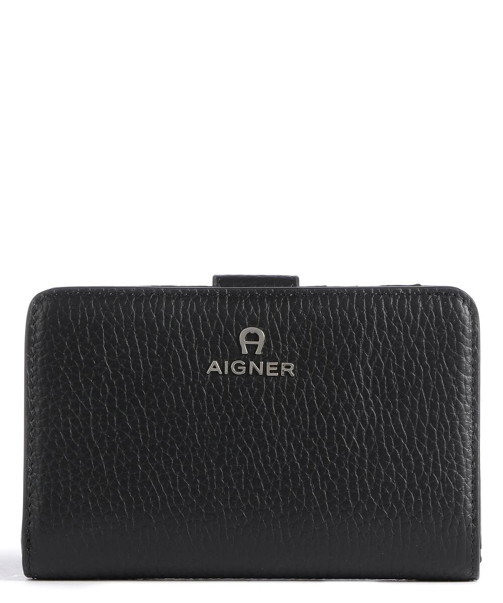 RFID-кошелек Ivy из зернистой яловой кожи Aigner, черный
RFID-кошелек Ivy из зернистой яловой кожи Aigner, черный