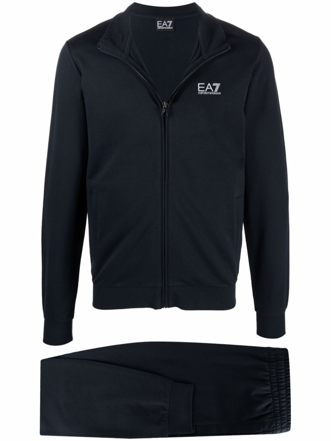 Ea7 Emporio Armani спортивный костюм с логотипом, синий
Ea7 Emporio Armani спортивный костюм с логотипом, синий