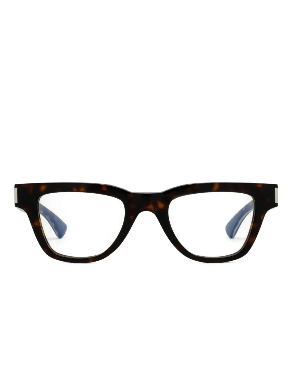 Очки в круглой оправе черепаховой расцветки Saint Laurent Eyewear, коричневый
Очки в круглой оправе черепаховой расцветки Saint Laurent Eyewear, коричневый