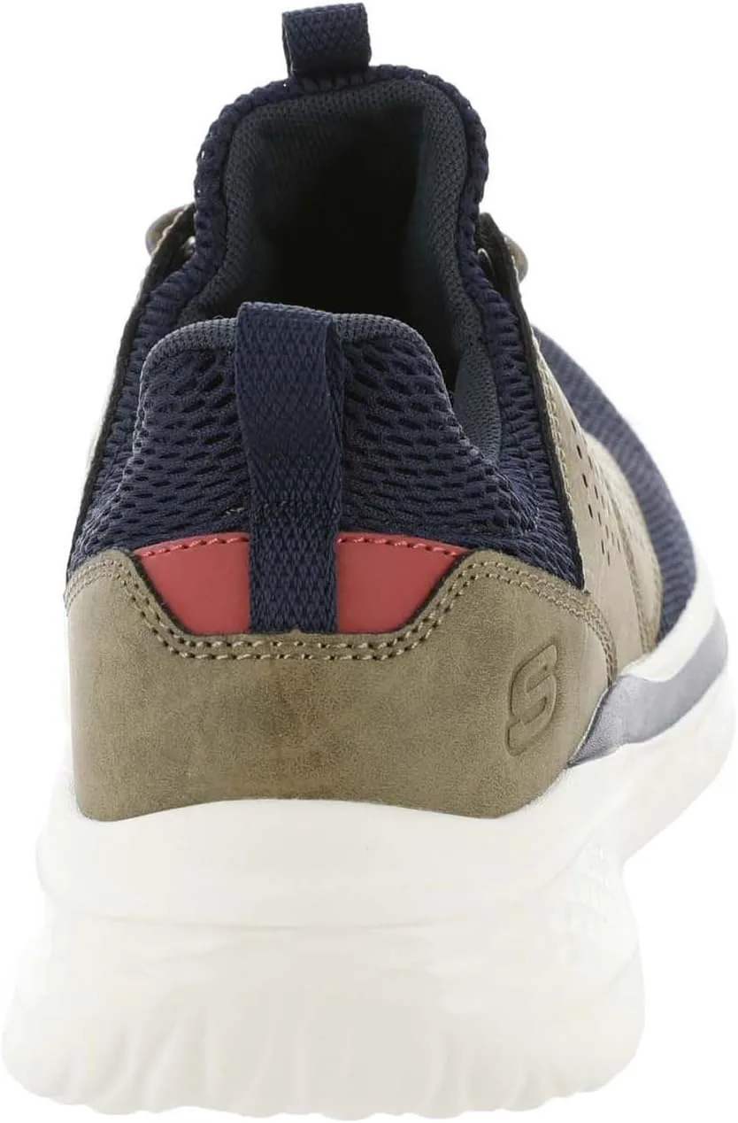 Мужские кроссовки Skechers Streetwear Slade - Breyer с вязаной сеткой, шнуровкой-банджи и четвертной вставкой, без шнурков, темно-синий
Мужские кроссовки Skechers Streetwear Slade - Breyer с вязаной сеткой, шнуровкой-банджи и четвертной вставкой, без шнурков, темно-синий