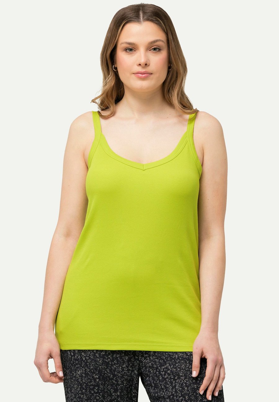 Топ Ulla Popken SPAGHETTI STRAP TANK, Apple Green/Light Green
Топ Ulla Popken SPAGHETTI STRAP TANK, Apple Green/Light Green
