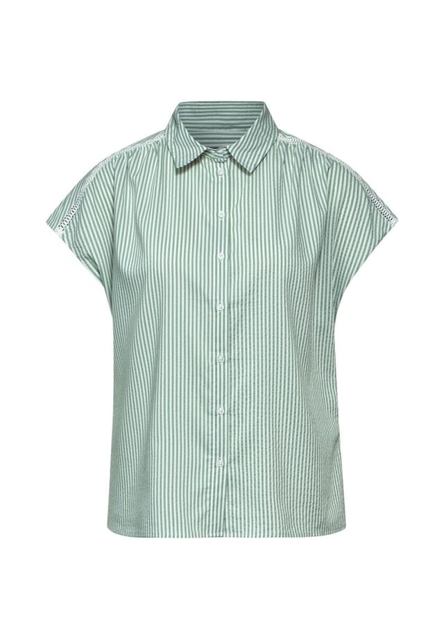 Блузка с короткими рукавами Street One, зеленый
Блузка с короткими рукавами Street One, зеленый