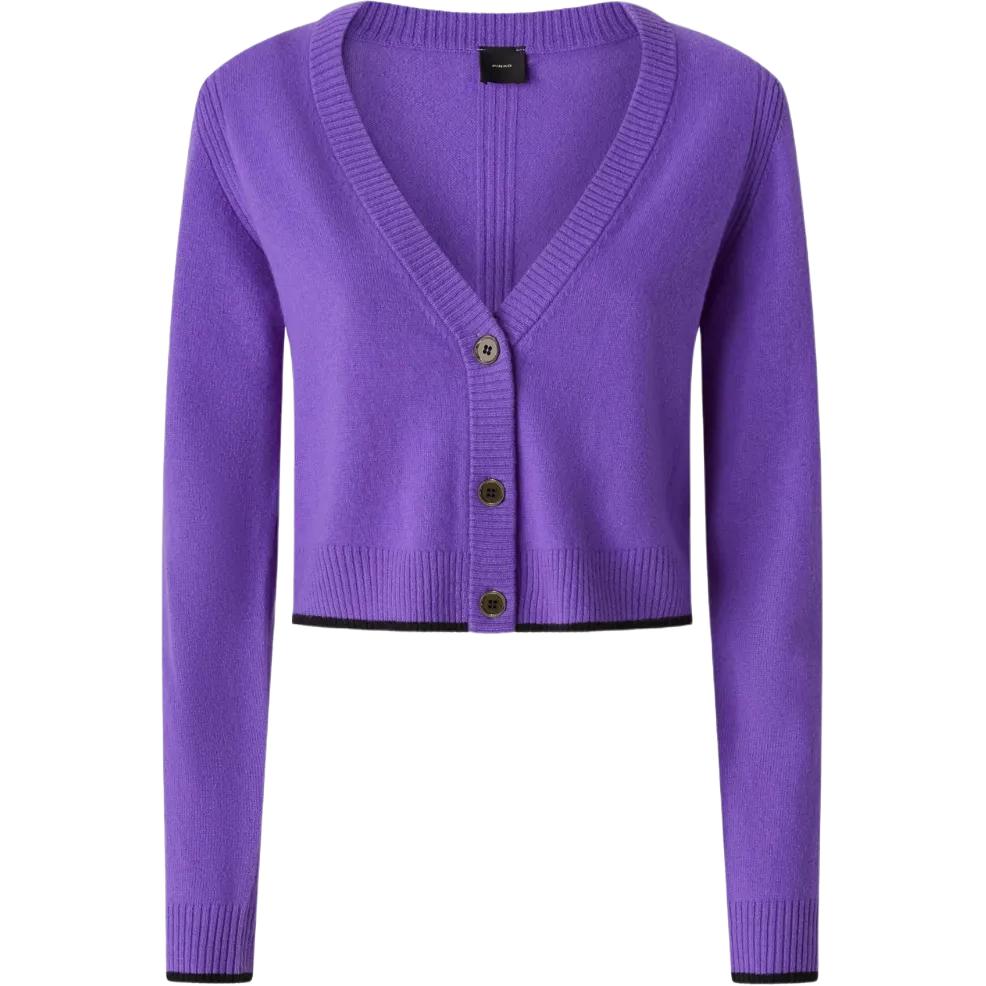 Кардиган кроп с v-образным вырезом PINKO, фиолетовый
Кардиган кроп с v-образным вырезом PINKO, фиолетовый