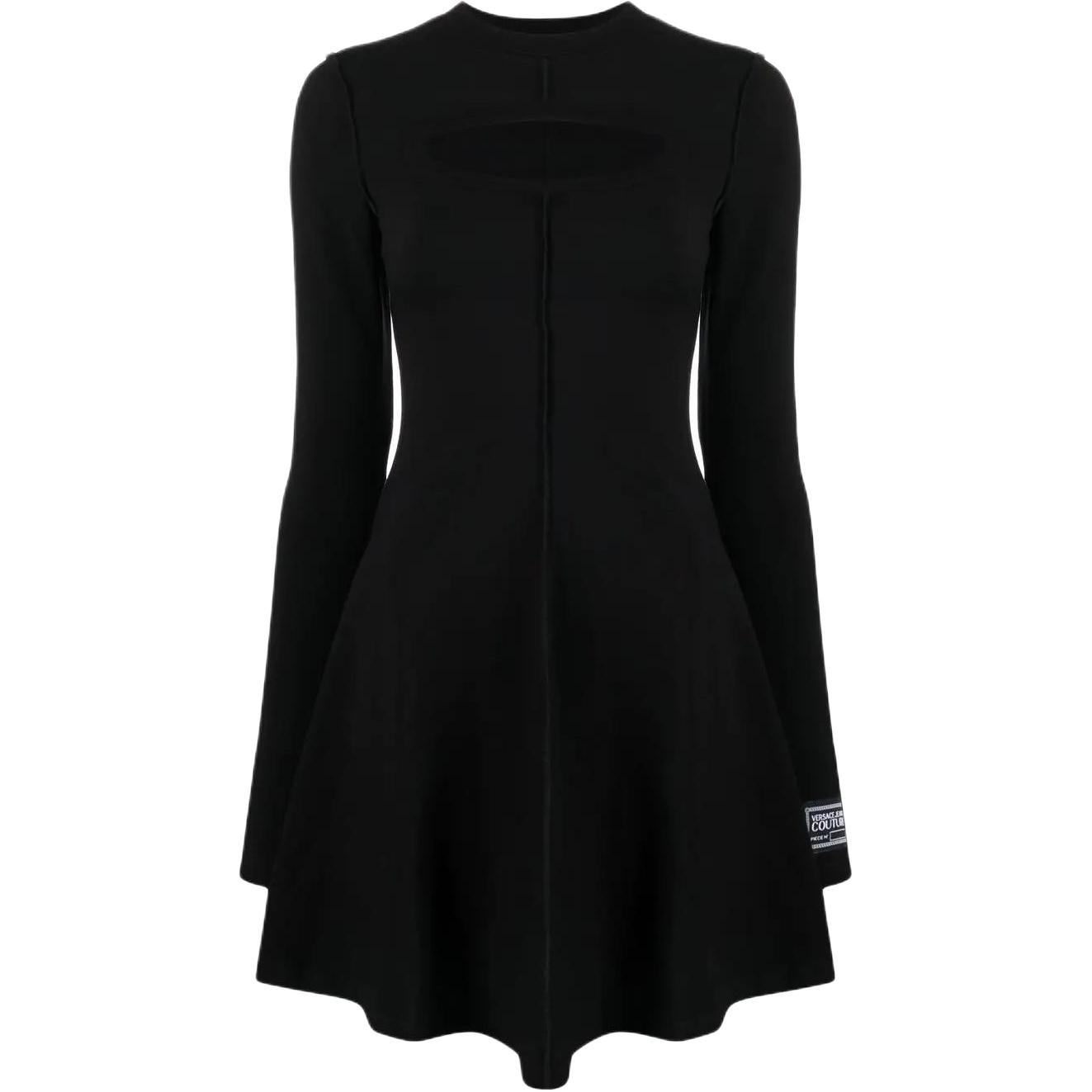 Платье с длинными рукавами и вырезом VERSACE JEANS COUTURE, черный
Платье с длинными рукавами и вырезом VERSACE JEANS COUTURE, черный