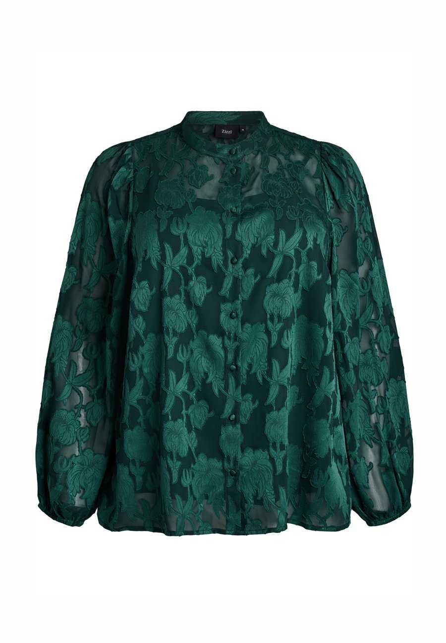 Блуза Zizzi Button-down blouse, Scarab/Dark Green
Блуза Zizzi Button-down blouse, Scarab/Dark Green