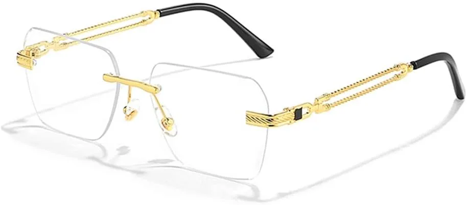 Мужские солнцезащитные очки без оправы с металлическим каркасом, женские солнцезащитные очки с градиентной защитой от УФ-излучения UV400 HDUBFY, C06 White
Мужские солнцезащитные очки без оправы с металлическим каркасом, женские солнцезащитные очки с градиентной защитой от УФ-излучения UV400 HDUBFY, C06 White