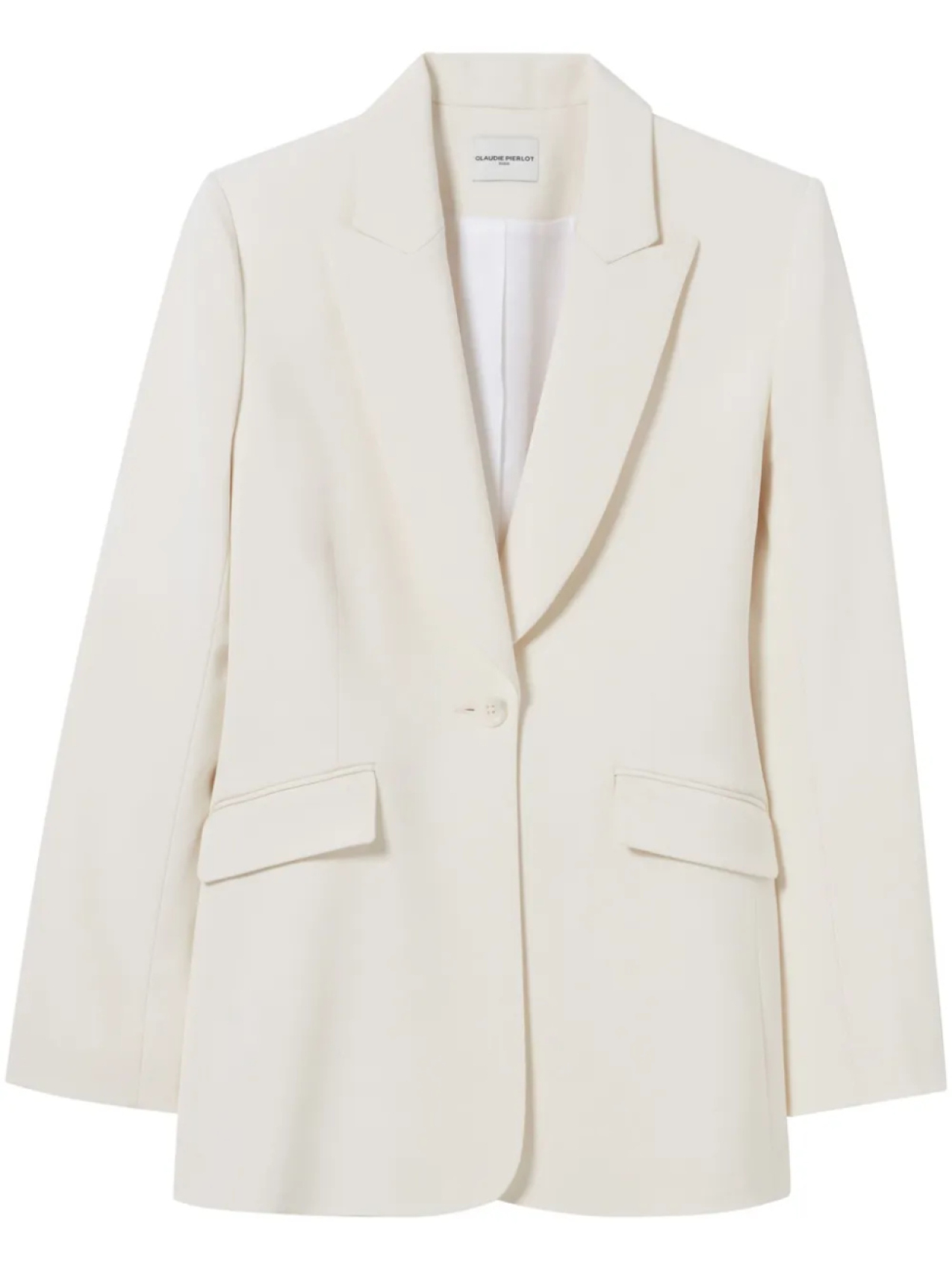 Однобортный пиджак Claudie Pierlot, белый
Однобортный пиджак Claudie Pierlot, белый