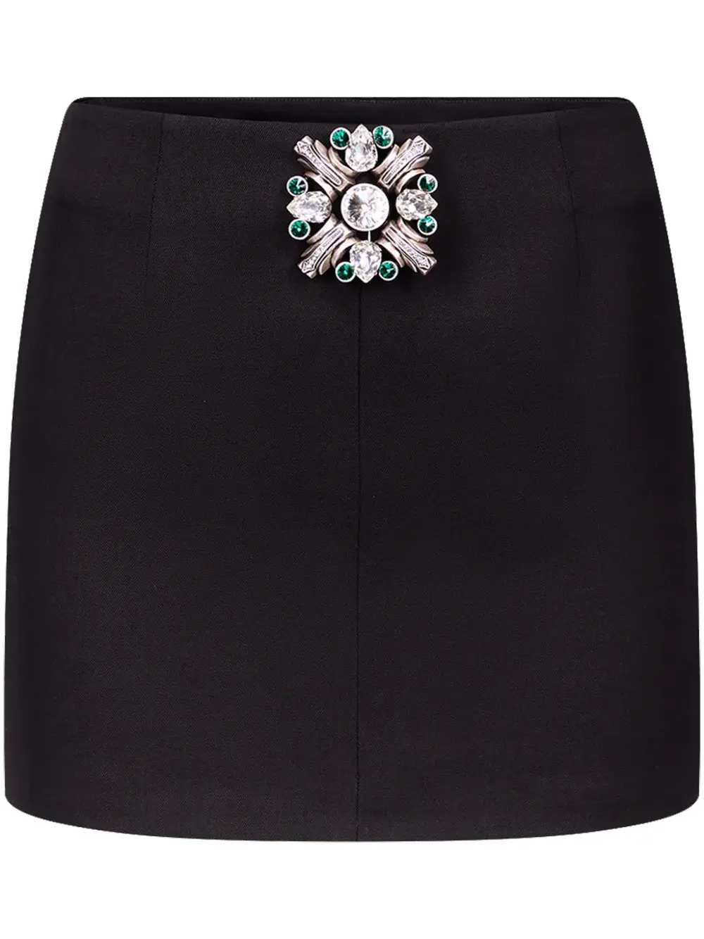 Юбка мини с брошью AREA, черный
Юбка мини с брошью AREA, черный
