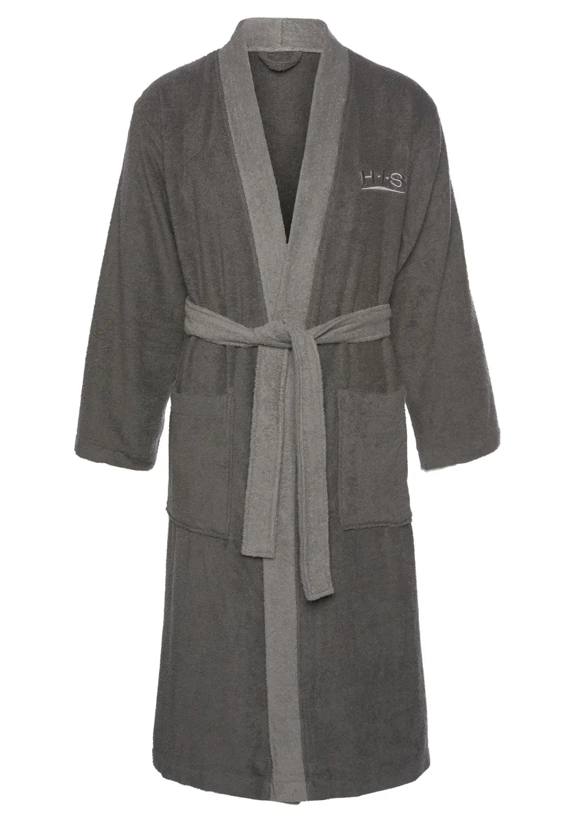 Халат унисекс H.I.S "Hannes" (1 шт.), мужской и женский, длинный, с карманами, S-3XL, серый
Халат унисекс H.I.S "Hannes" (1 шт.), мужской и женский, длинный, с карманами, S-3XL, серый