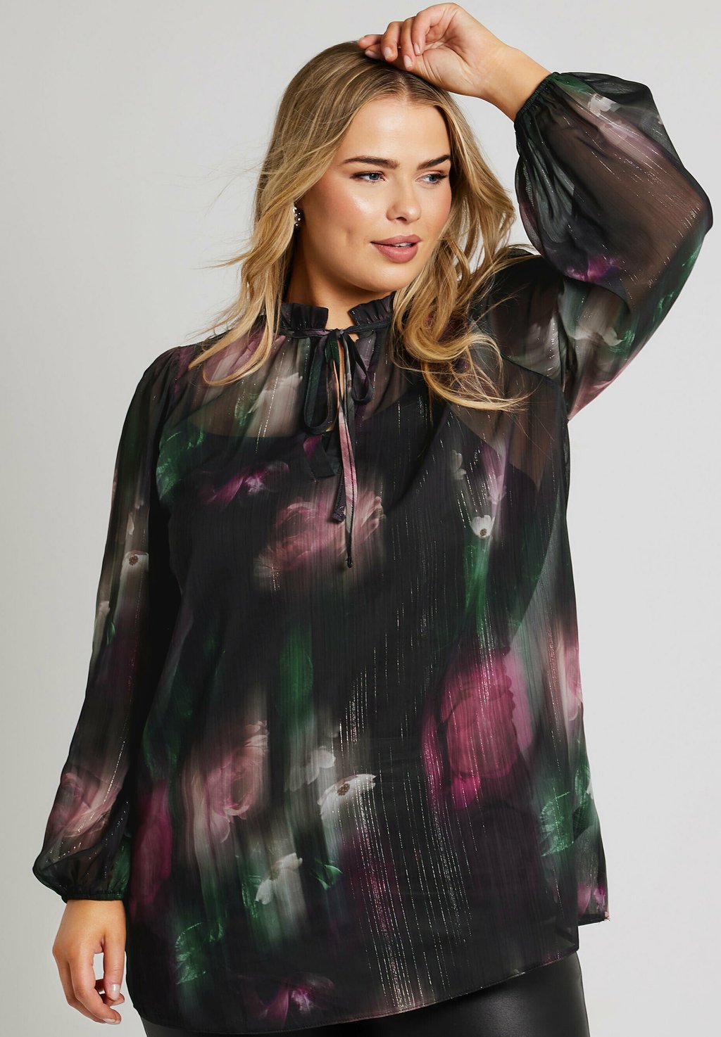 Блуза FLORAL PRINT Yours Clothing, черный
Блуза FLORAL PRINT Yours Clothing, черный