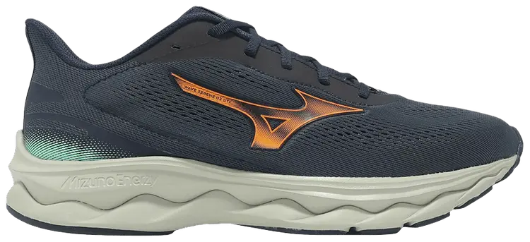 Кроссовки Mizuno Wave Serene 2 GORE-TEX 'Navy Orange', синий 
Кроссовки Mizuno Wave Serene 2 GORE-TEX 'Navy Orange', синий
