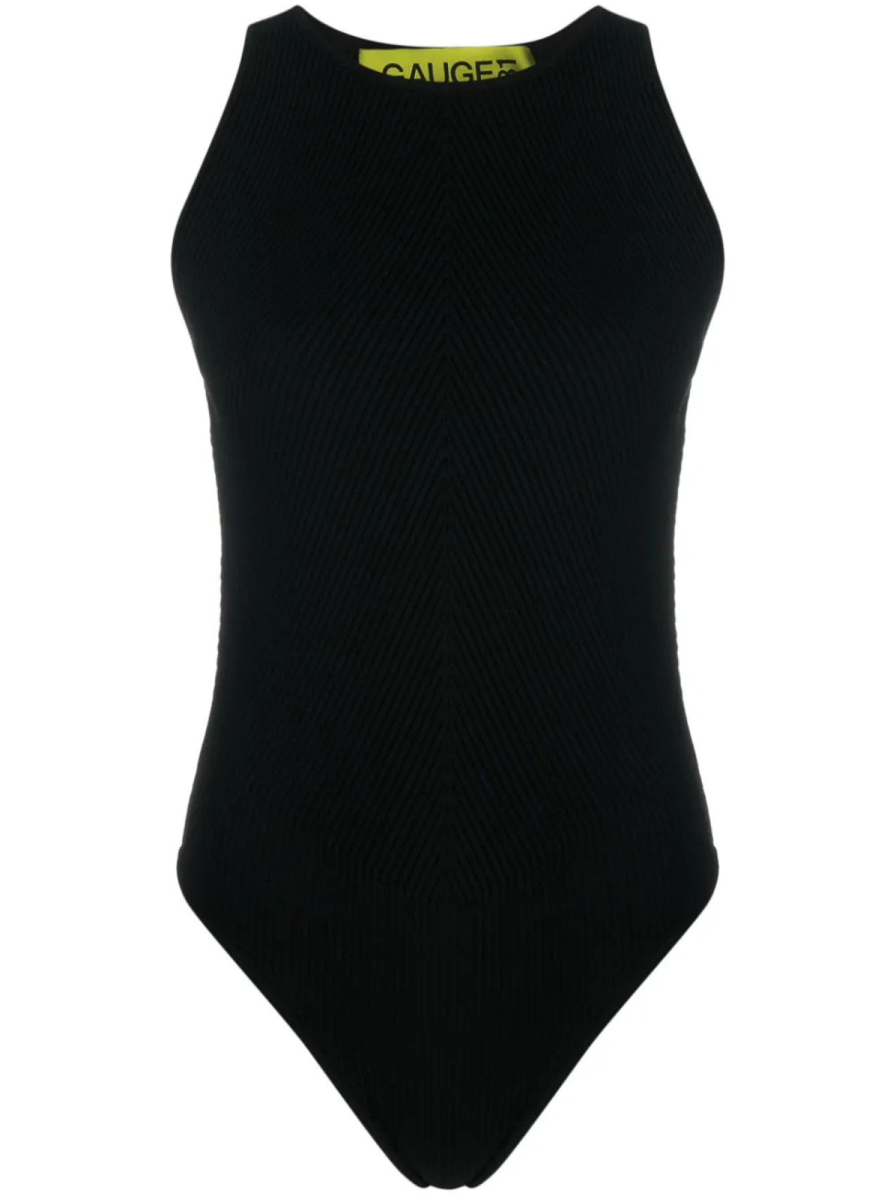 Боди GAUGE81 без рукавов с круглым вырезом, черный 
Боди GAUGE81 без рукавов с круглым вырезом, черный