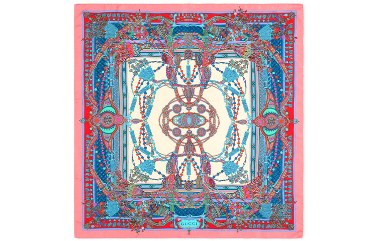 GUCCI Женский шелковый шарф, Pink/Red
GUCCI Женский шелковый шарф, Pink/Red