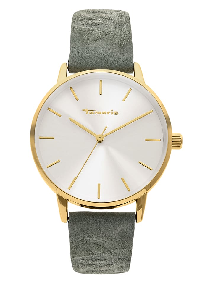 Tamaris Кварцевые часы в зелено-золото-белом цвете
Tamaris Кварцевые часы в зелено-золото-белом цвете