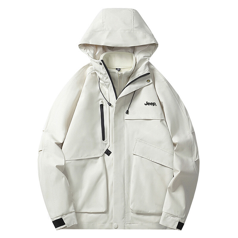 Тренчкот унисекс Jeep, светло-бежевый 
Тренчкот унисекс Jeep, светло-бежевый