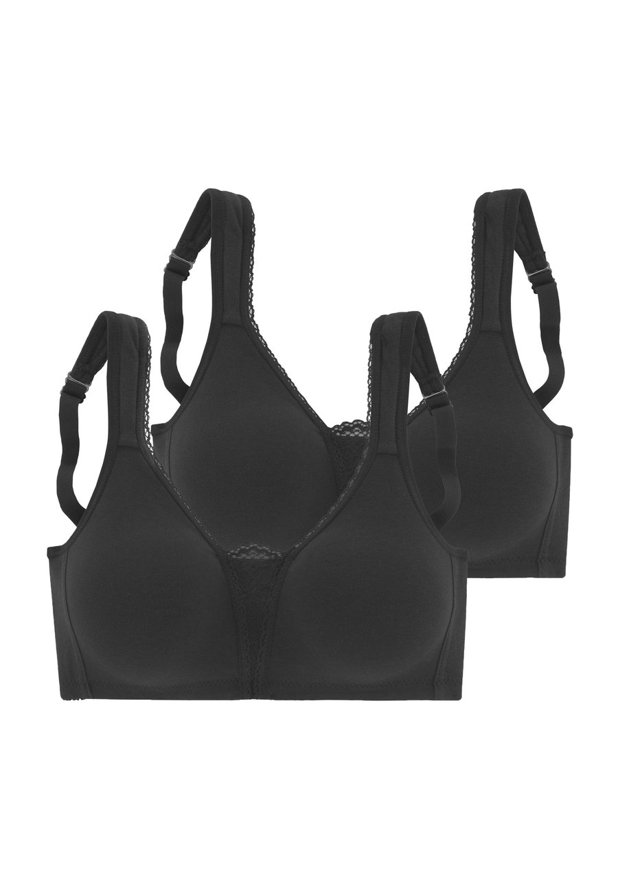 Бюстгальтер LASCANA 2 PACK, Schwarz/Black
Бюстгальтер LASCANA 2 PACK, Schwarz/Black