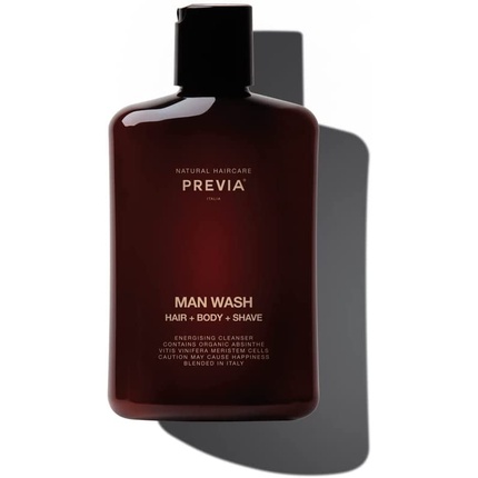 Man Wash Hair Body Shave Energising Cleanser with Organic Absinthe and Vitis Venifera Meristem Cells Caution May Cause Happiness 250ml Previa
Man Wash Hair Body Shave Energising Cleanser with Organic Absinthe and Vitis Venifera Meristem Cells Caution May Cause Happiness 250ml Previa