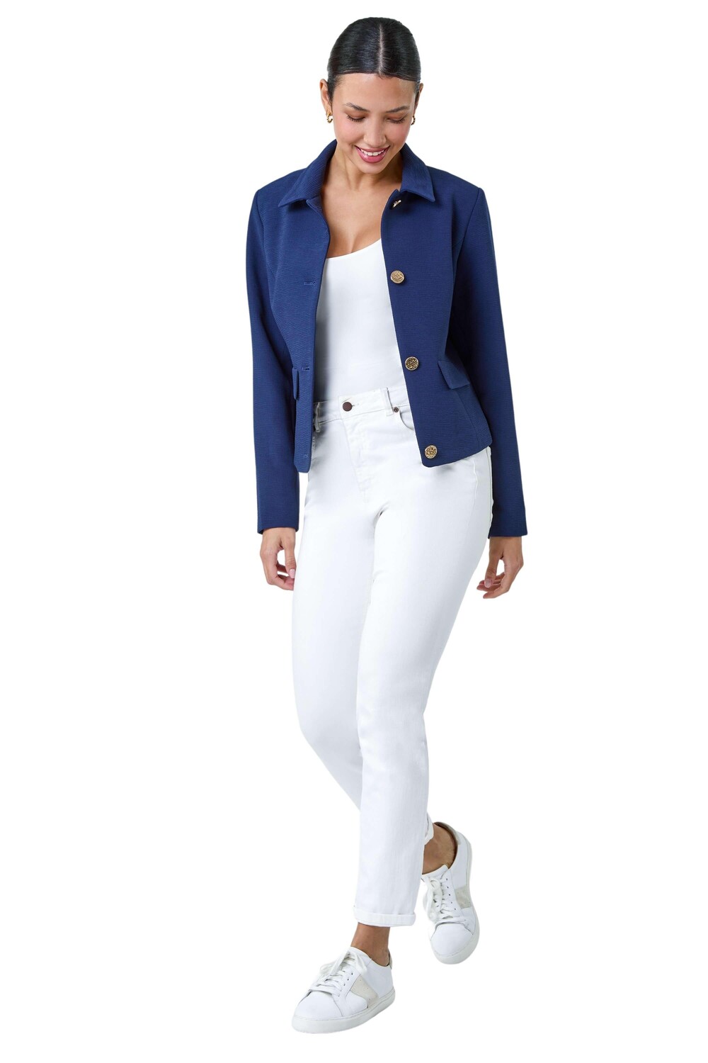 Текстурированная куртка с пуговицами Roman, синий
Текстурированная куртка с пуговицами Roman, синий