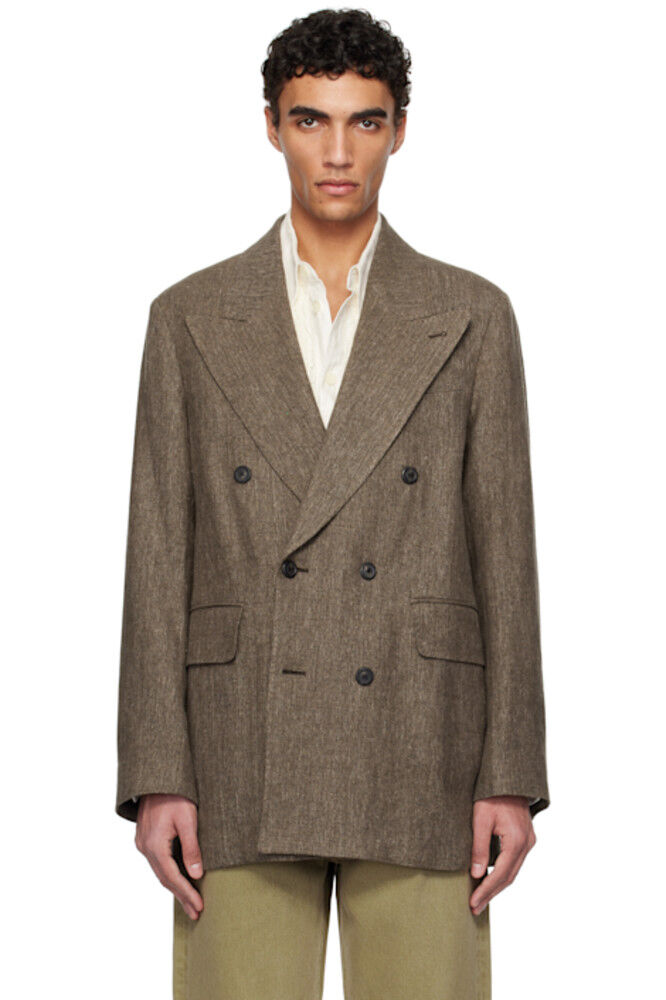 Коричневый блейзер Sharp DB OUR LEGACY
Коричневый блейзер Sharp DB OUR LEGACY