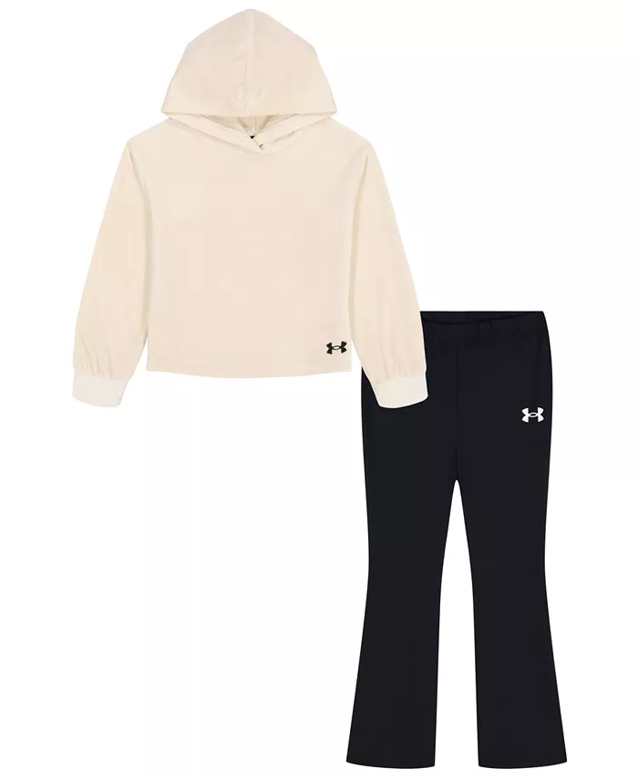 Комплект для малышек и девочек из 2 предметов: худи и расклешенные брюки из велюра Under Armour, мультиколор
Комплект для малышек и девочек из 2 предметов: худи и расклешенные брюки из велюра Under Armour, мультиколор