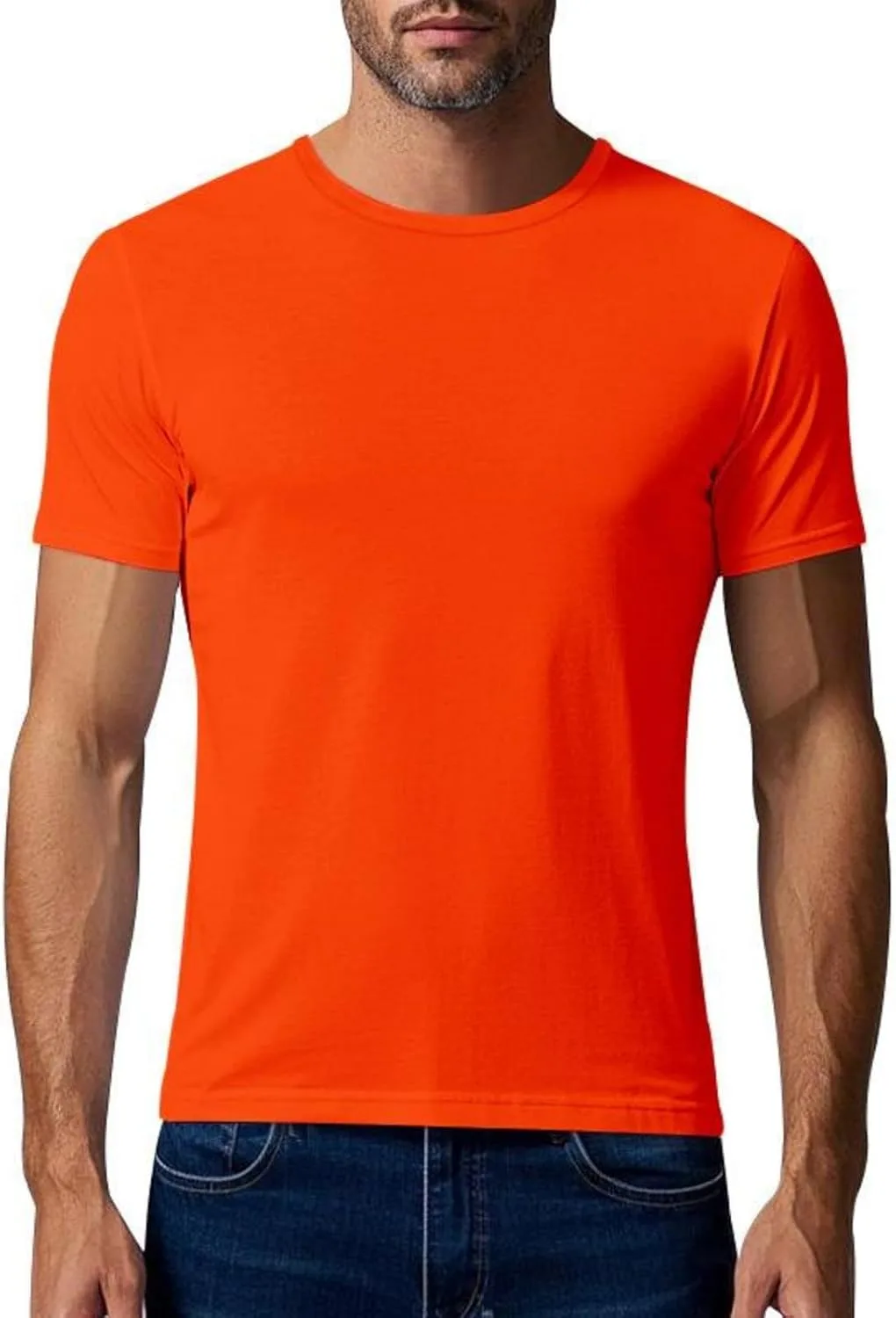 Мужская футболка Casual с коротким рукавом и круглым вырезом
Мужская футболка Casual с коротким рукавом и круглым вырезом