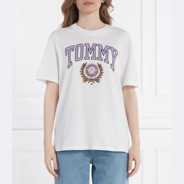 Футболка свободного кроя Varsity sport 3 Tommy Hilfiger, белый 
Футболка свободного кроя Varsity sport 3 Tommy Hilfiger, белый