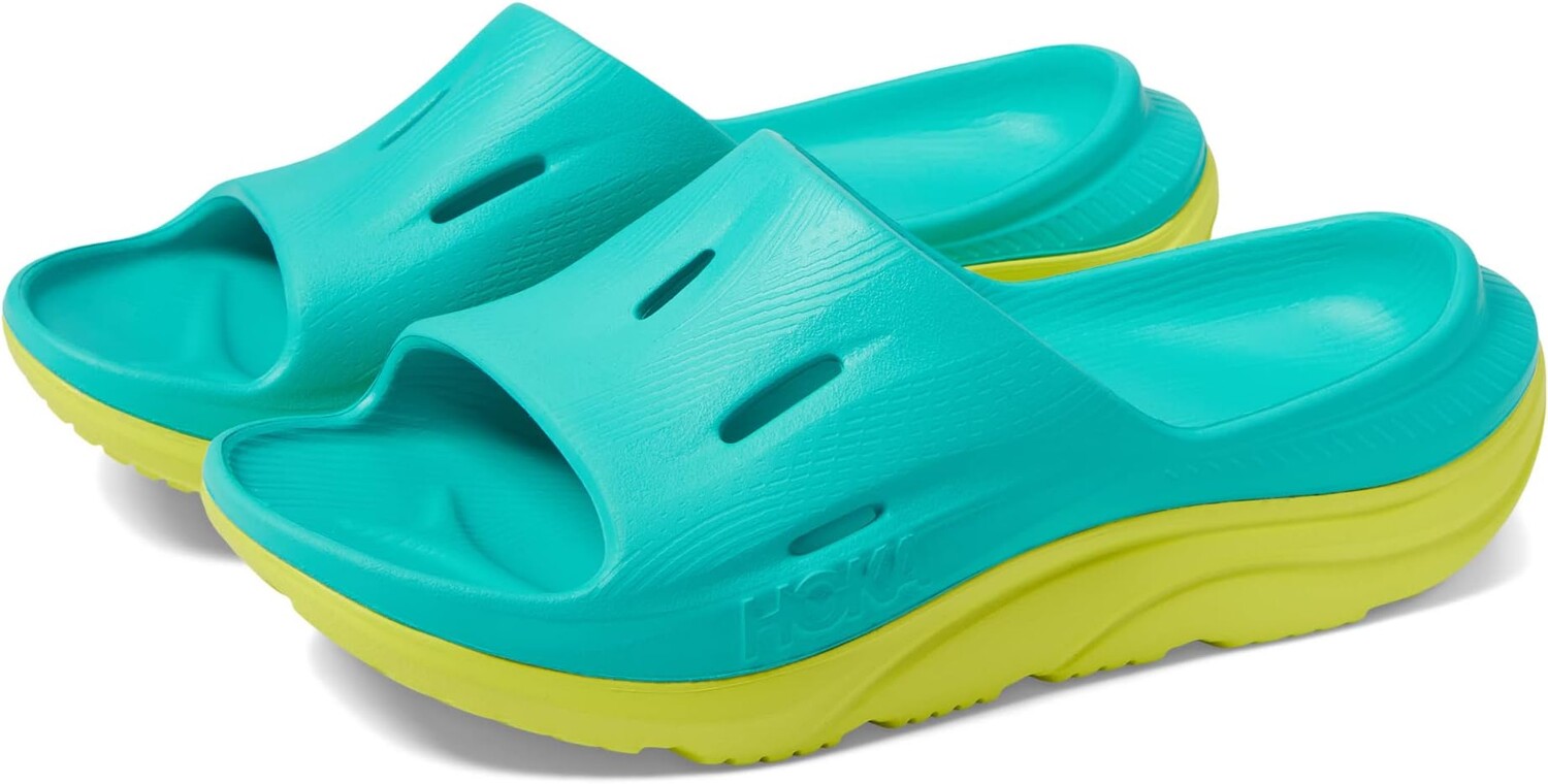 Сандалии Ora Recovery Slide 3 Hoka, цвет Ceramic/Evening Primrose 
Сандалии Ora Recovery Slide 3 Hoka, цвет Ceramic/Evening Primrose