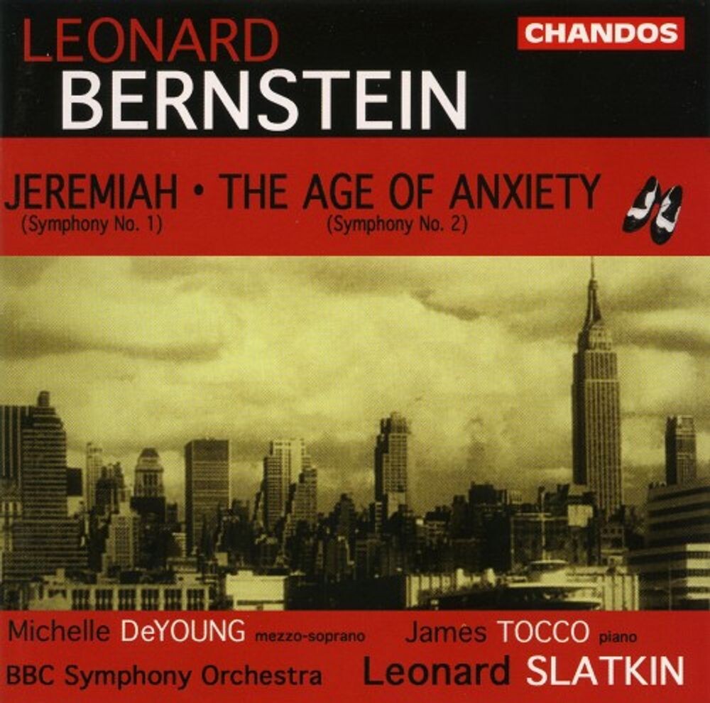 Диск CD Sym 1-Jeremiah/sym 2-Age Of An - L. Bernstein 
Диск CD Sym 1-Jeremiah/sym 2-Age Of An - L. Bernstein