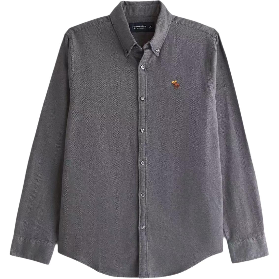 Abercrombie&Fitch Мужская рубашка темно-серого цвета
Abercrombie&Fitch Мужская рубашка темно-серого цвета