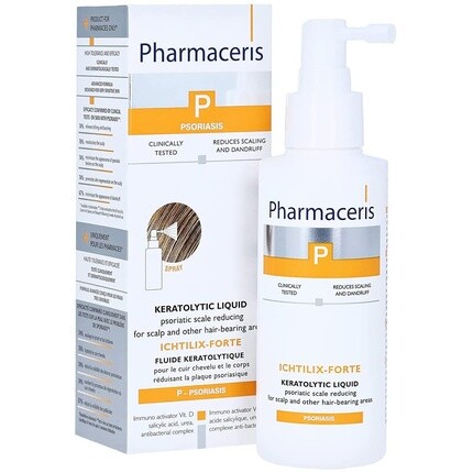 Pharmaceris P Ихтиликс-Форте Кератолитическая жидкость, спрей, уменьшающий псориатический шелушение 
Pharmaceris P Ихтиликс-Форте Кератолитическая жидкость, спрей, уменьшающий псориатический шелушение