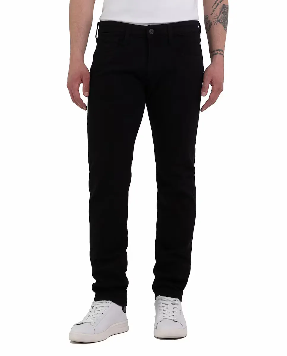 Мужские джинсы-вакеро slim fit с карманами Replay, черный
Мужские джинсы-вакеро slim fit с карманами Replay, черный