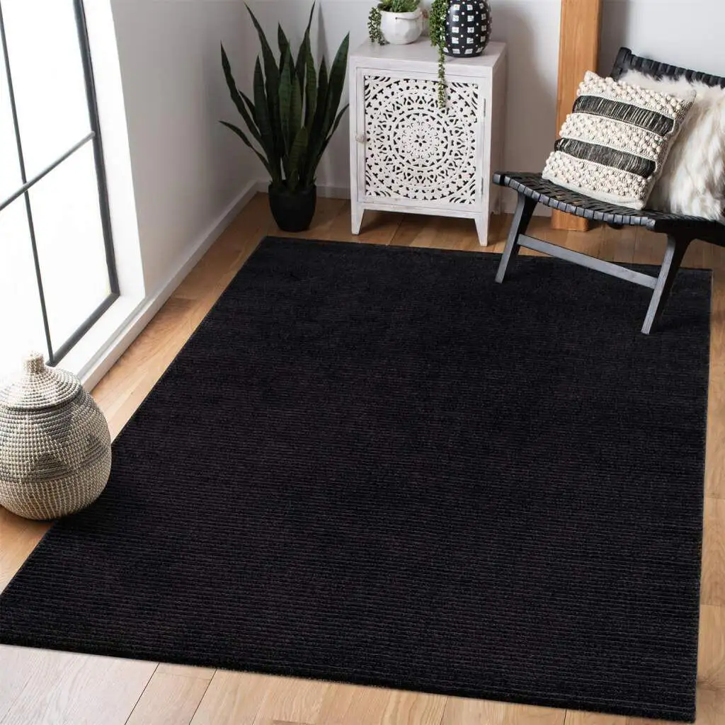 Ковер Carpet City "Fancy", прямоугольный, короткий ворс, однотонный, 3D-эффект, полосатый вид 160х230 см, черный
Ковер Carpet City "Fancy", прямоугольный, короткий ворс, однотонный, 3D-эффект, полосатый вид 160х230 см, черный