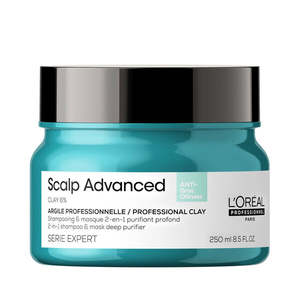 Маска для волос из глины, 250 мл L'Oréal Professionnel Paris Scalp advanced
Маска для волос из глины, 250 мл L'Oréal Professionnel Paris Scalp advanced