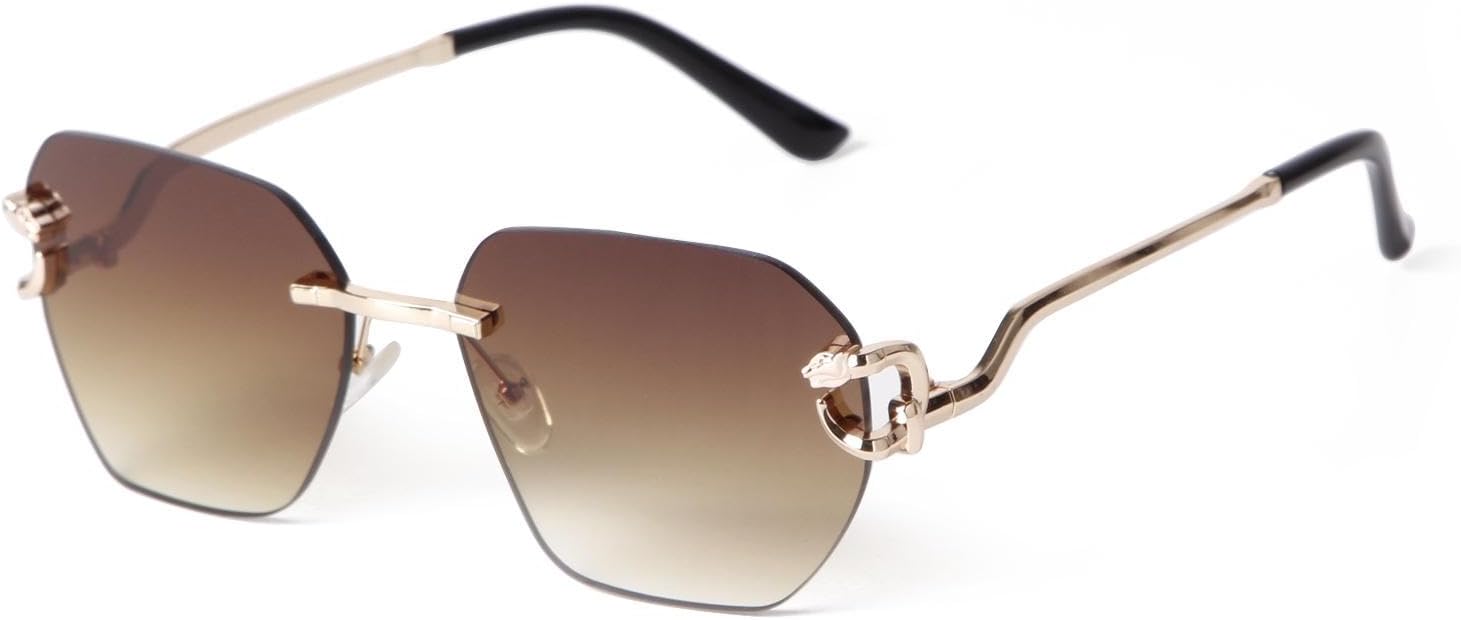 Женские солнцезащитные очки без оправы, квадратные, многоугольные, модные, без оправы, с антибликовым покрытием и изогнутыми зеркальными линзами, мужские, с защитой от УФ-излучения UV400 WNCKSQ, C1
Женские солнцезащитные очки без оправы, квадратные, многоугольные, модные, без оправы, с антибликовым покрытием и изогнутыми зеркальными линзами, мужские, с защитой от УФ-излучения UV400 WNCKSQ, C1