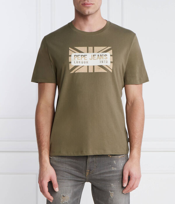 Футболка кредик Regular fit Pepe Jeans London, зеленый
Футболка кредик Regular fit Pepe Jeans London, зеленый