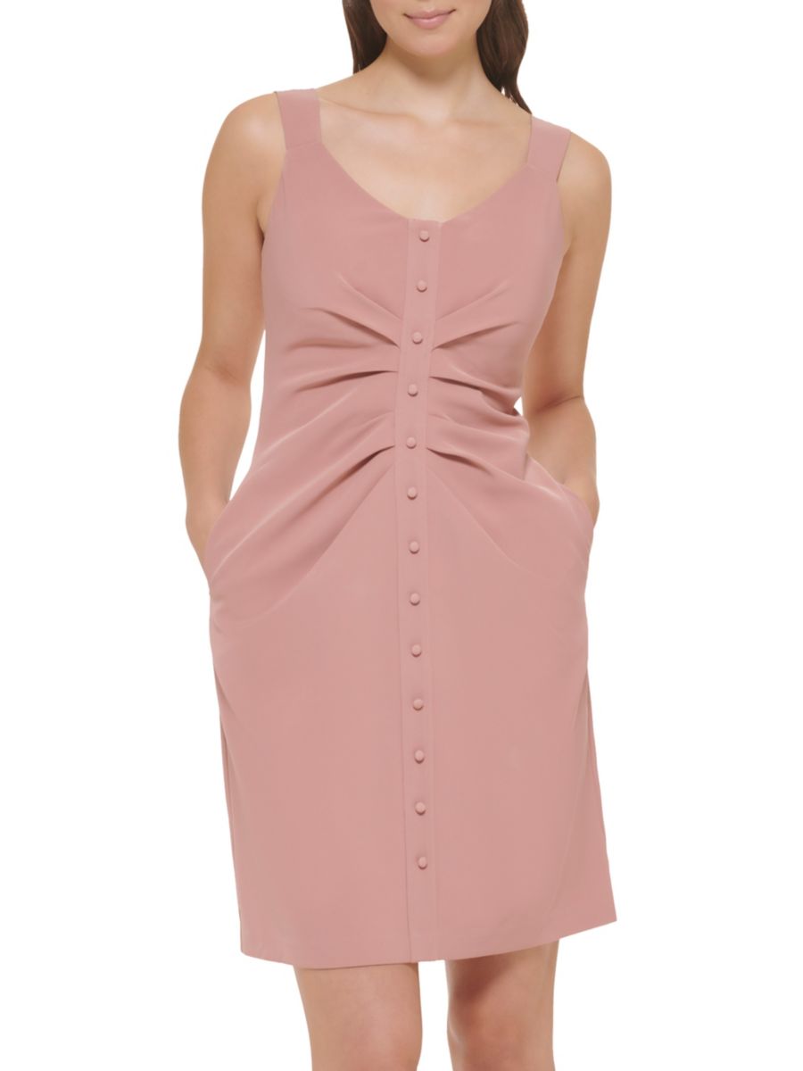 Платье-футляр на пуговицах спереди Guess, цвет Rosely Tan
Платье-футляр на пуговицах спереди Guess, цвет Rosely Tan